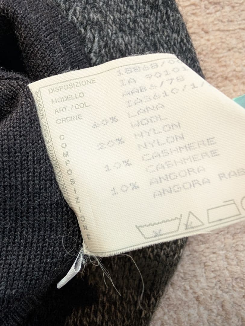 アレキサンダーマックイーン　バケットハット　迷彩　カモフラ　ウール　カシミヤ