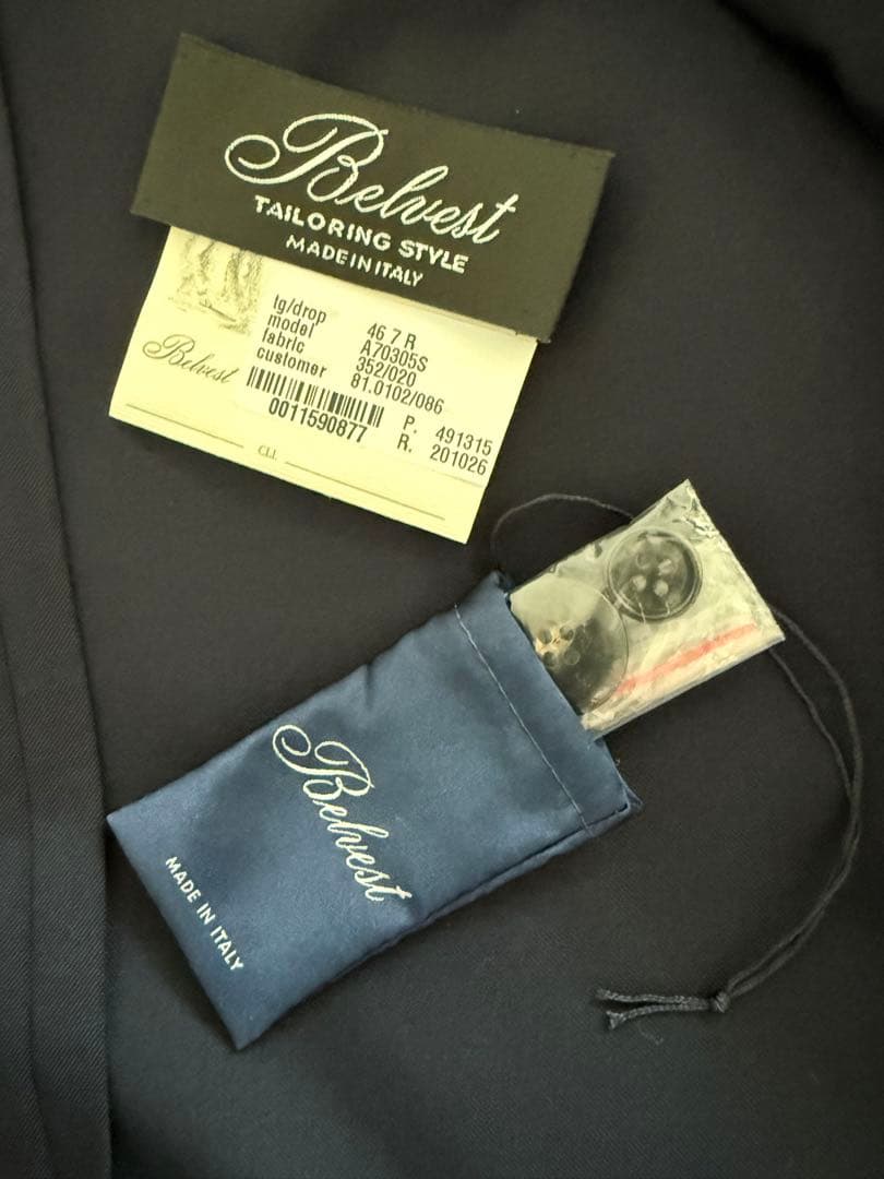 Belvest 【価格交渉可】ネイビー テーラードジャケット