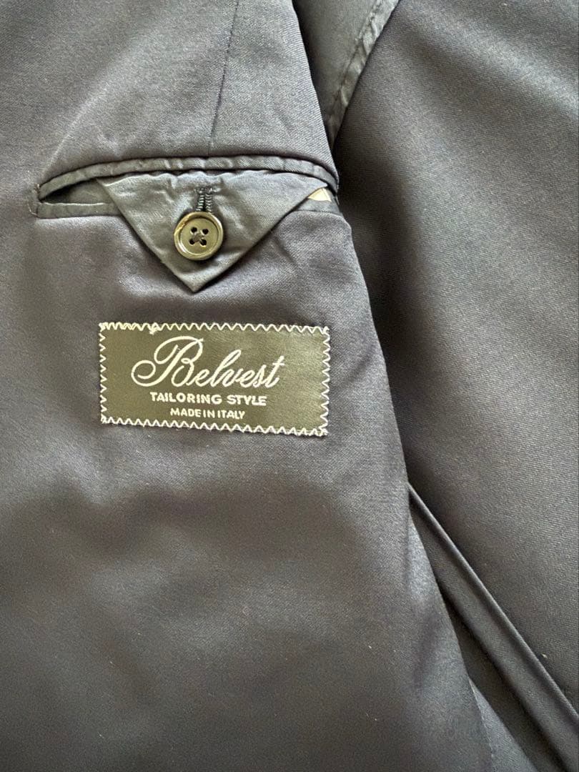 Belvest 【価格交渉可】ネイビー テーラードジャケット