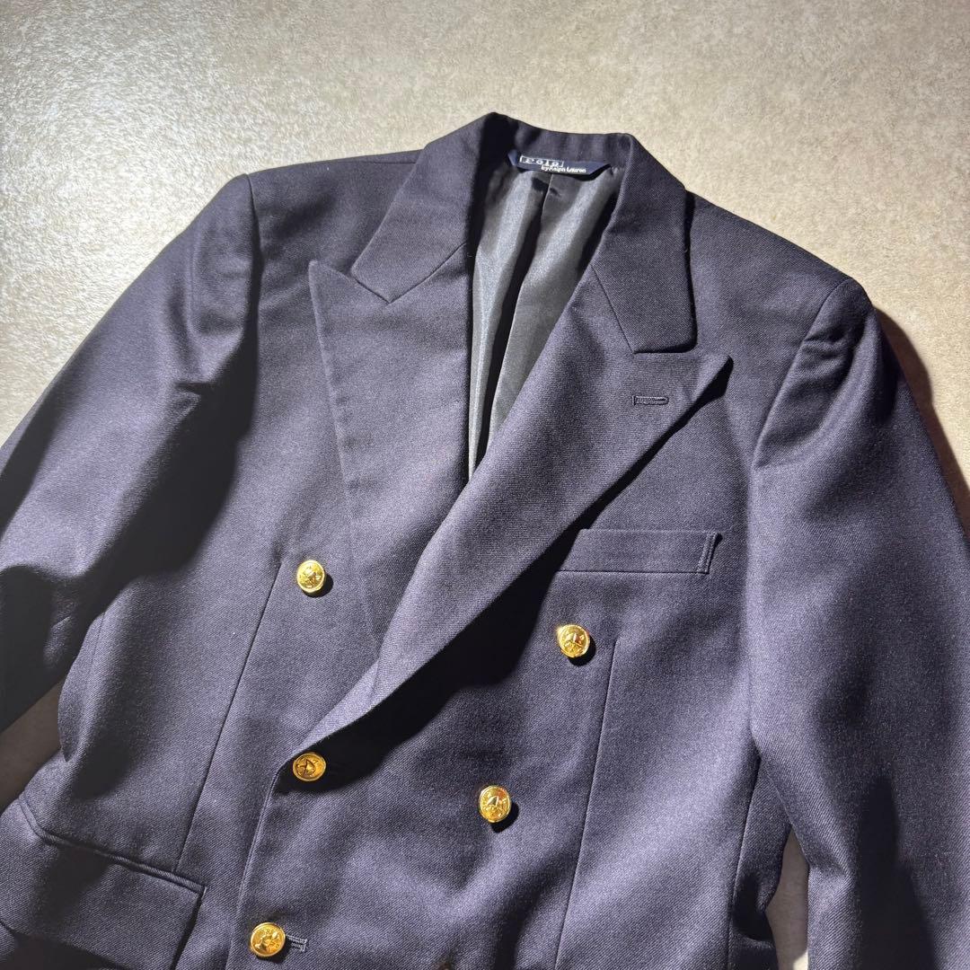 polo by ralph lauren 紺ブレ 金ボタン ダブル ジャケット