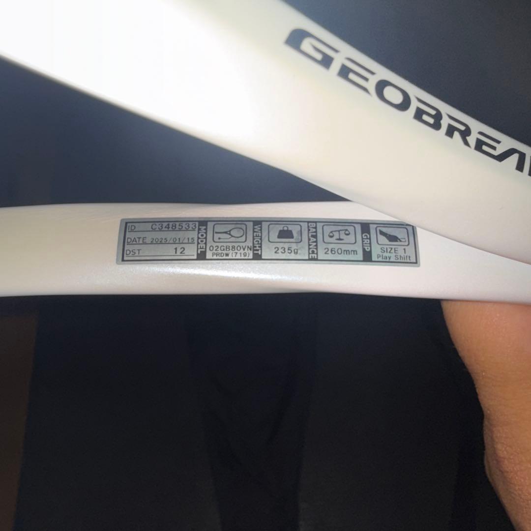 【美品】カスタムフィット GEOBREAK 80V