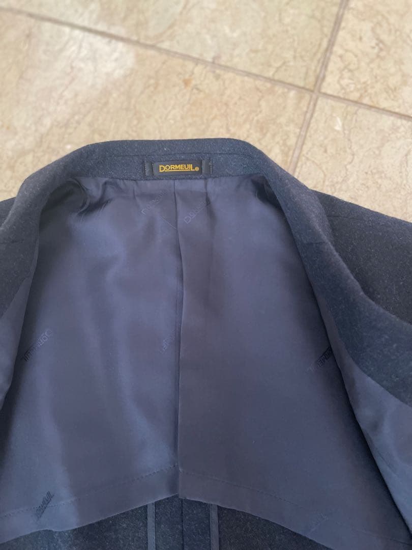 DORMEUIL.ウール濃紺ビジネススーツM〰️L.サイズ