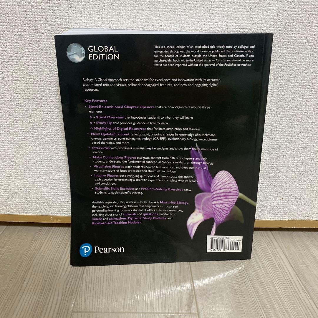 語学・辞書・学習参考書 Biology a global approach 12th edition