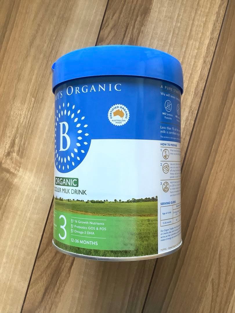 新Bellamy’s ベラミーズ　牛の粉ミルクStep3(12ヶ月頃から) 3缶