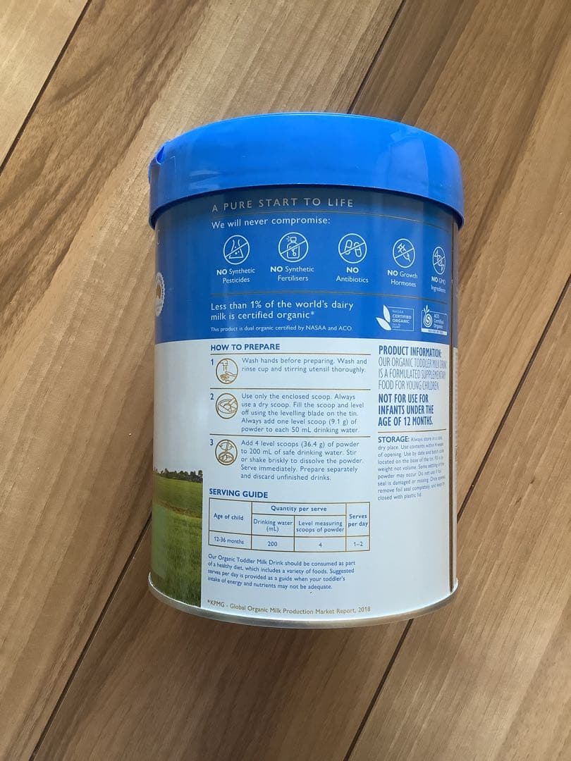 新Bellamy’s ベラミーズ　牛の粉ミルクStep3(12ヶ月頃から) 3缶