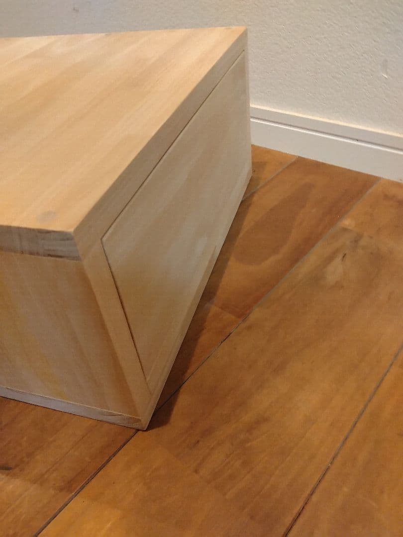 木製　ハンドメイド　オーダー　ロの字　引き出し　棚　シェルフ　ラック