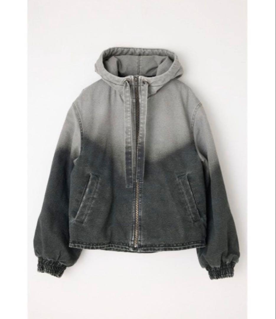 LAGUA GEM　GRADATION COTTON HOODIE ブルゾン