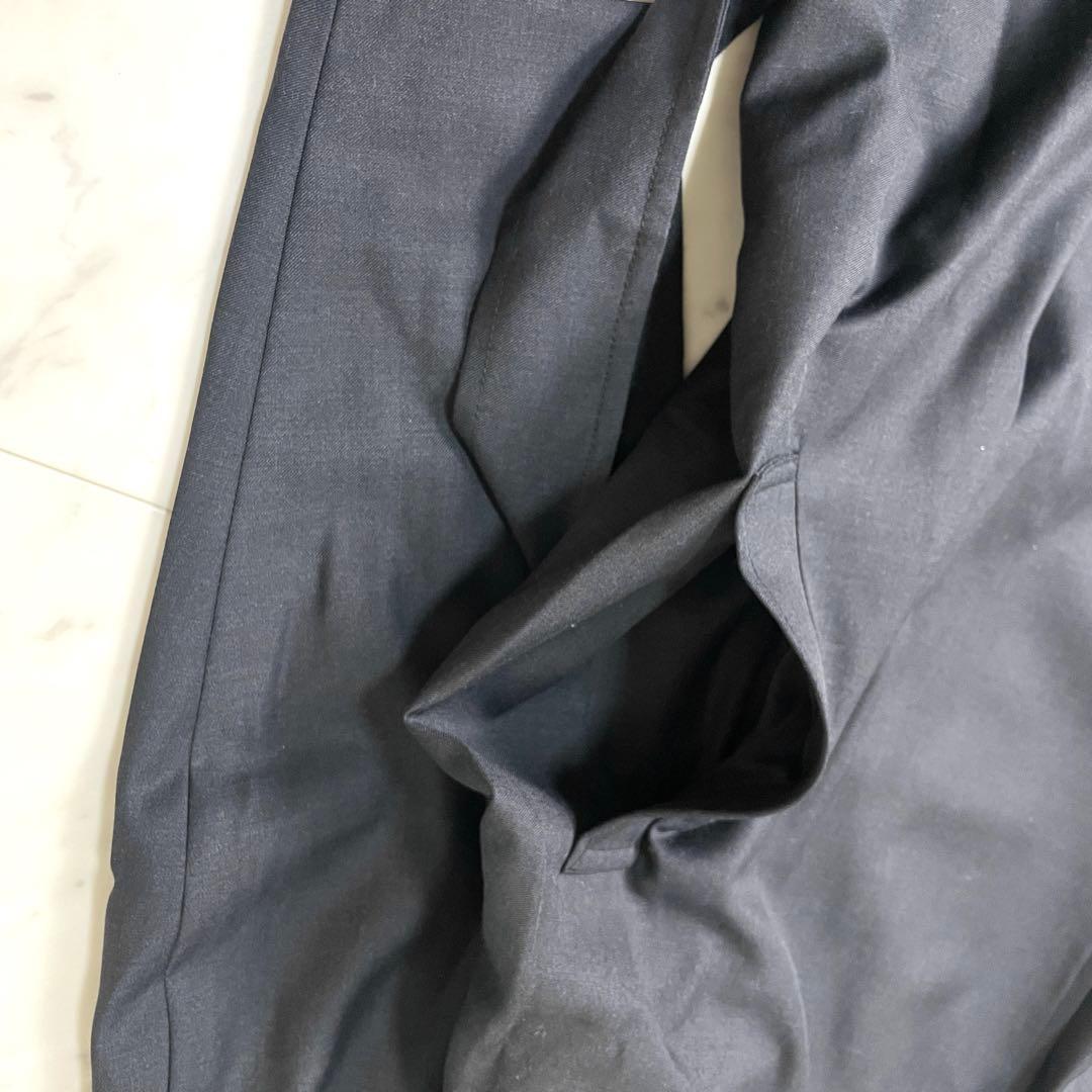 【未使用級】トゥデイフル 24SS ツイルトレンチコート 36 ネイビー