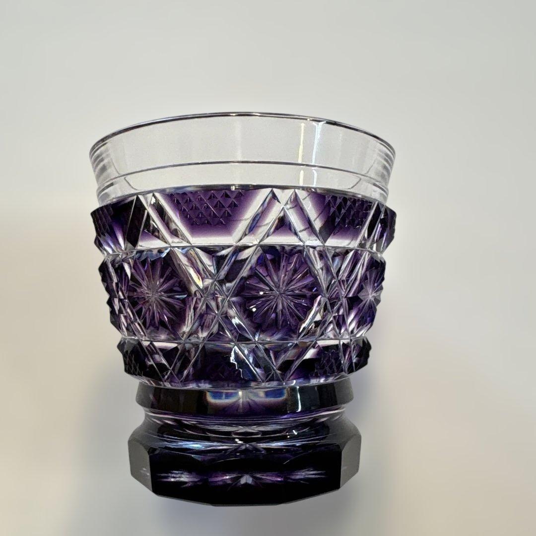 島津薩摩切り子グラス