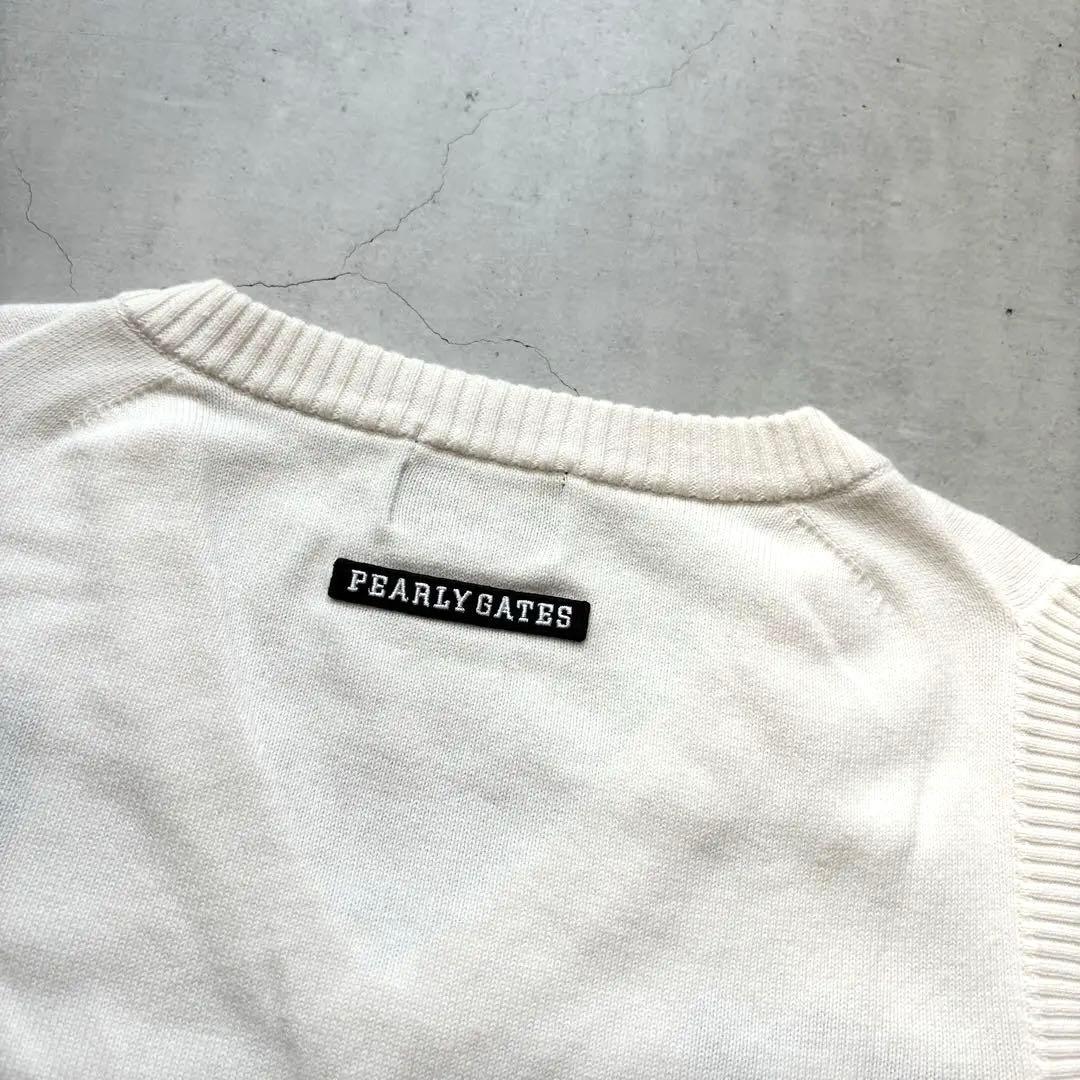 PEARLY GATES パーリーゲイツ カシミア混 Vネック ニットベスト 2