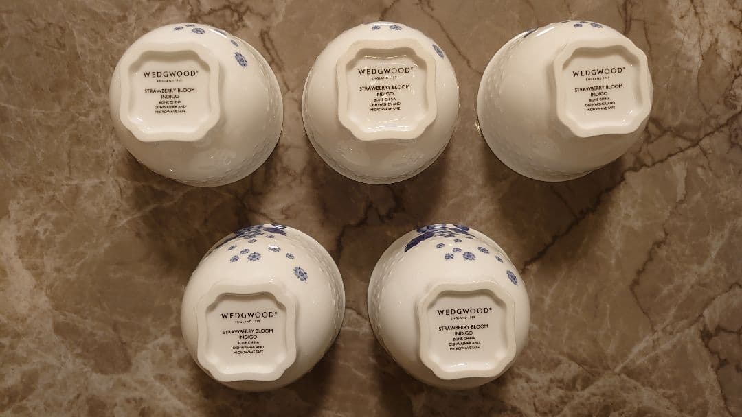 【こだますいか】ウエッジウッド ストロベリー ＋ ブルーウィロー