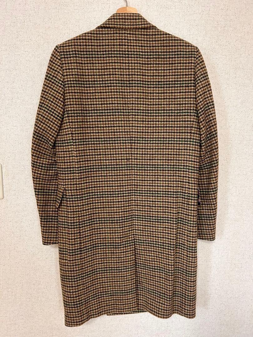 美品！Paul Smith 千鳥柄　ダブルブレスト チェスターコート　S
