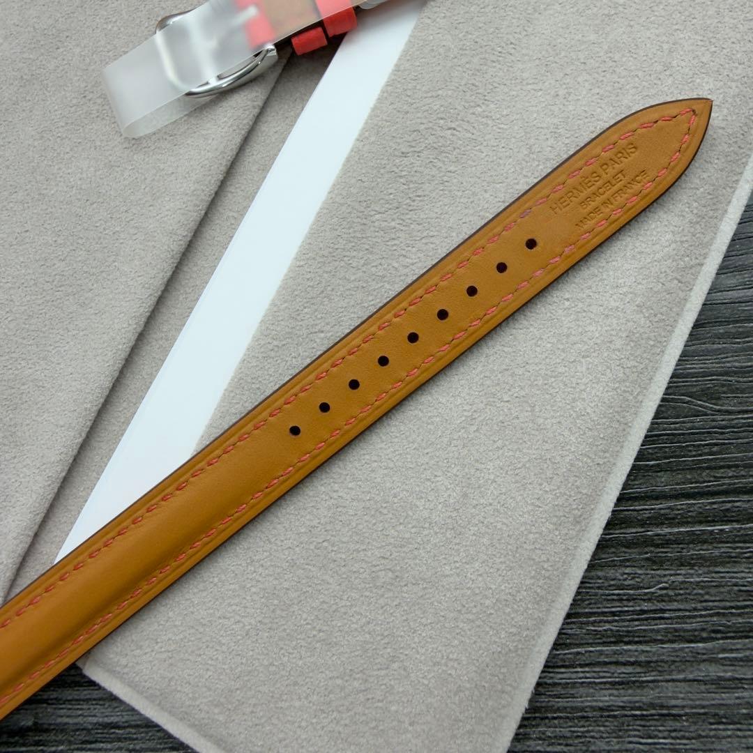 2956 未使用　Apple Watch エルメス　ローズ　アザレ　二重レザー