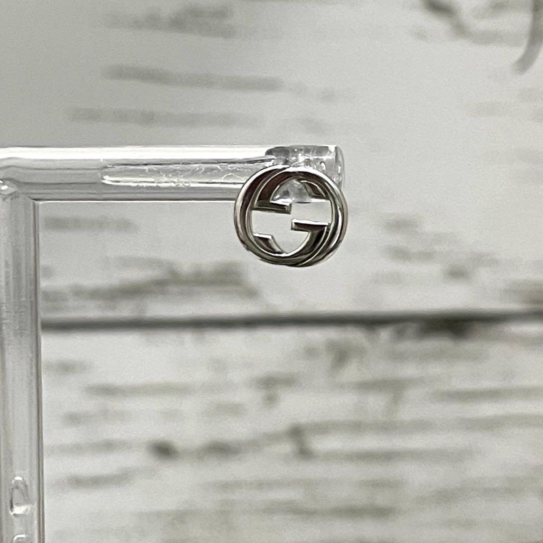 【極美品】グッチ　インターロッキングGGピアス片耳　メンズ/レディース