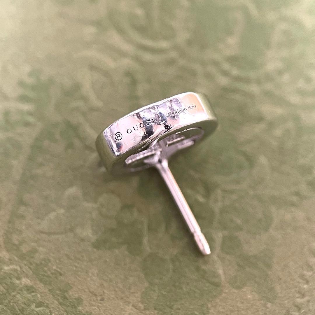 【極美品】グッチ　インターロッキングGGピアス片耳　メンズ/レディース