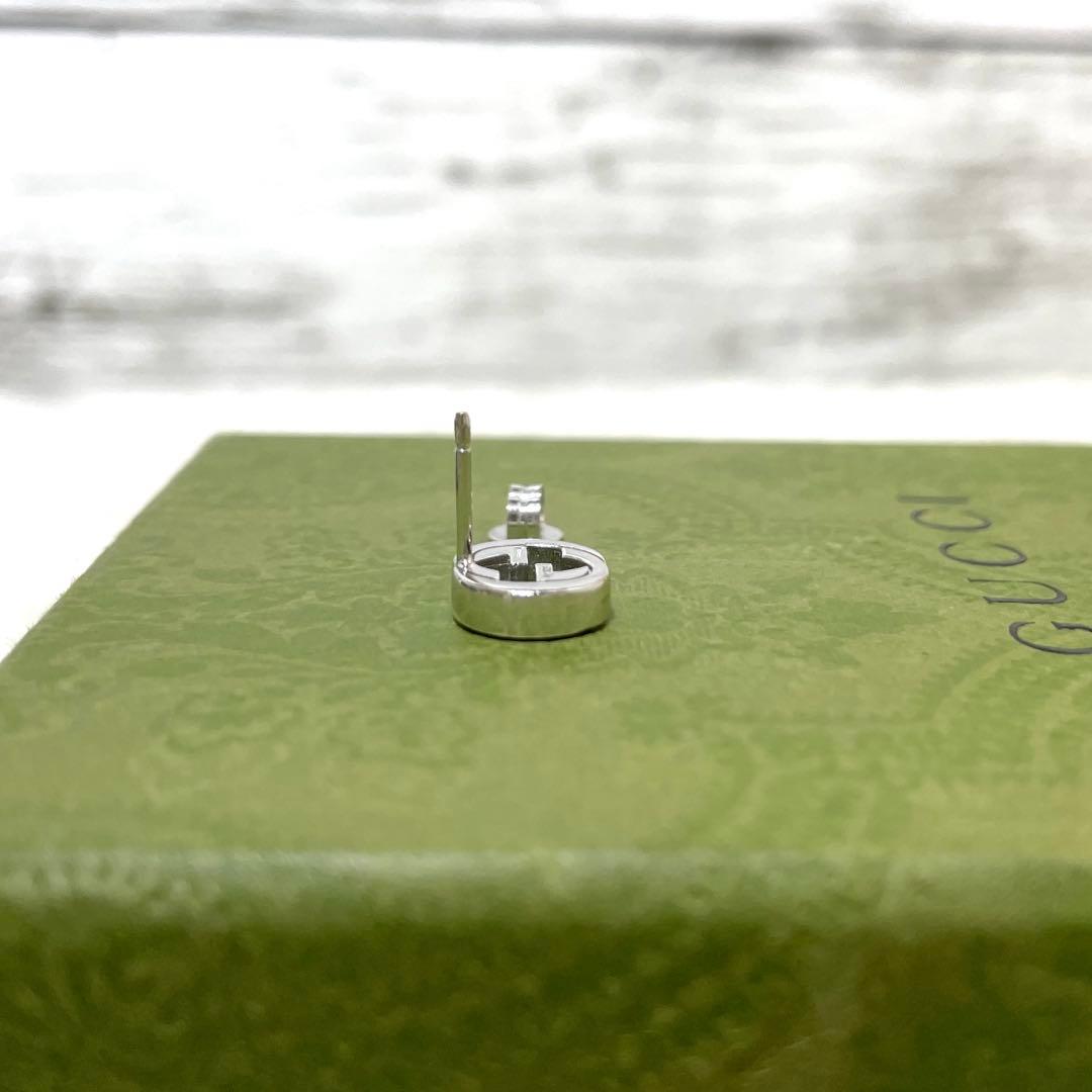 【極美品】グッチ　インターロッキングGGピアス片耳　メンズ/レディース