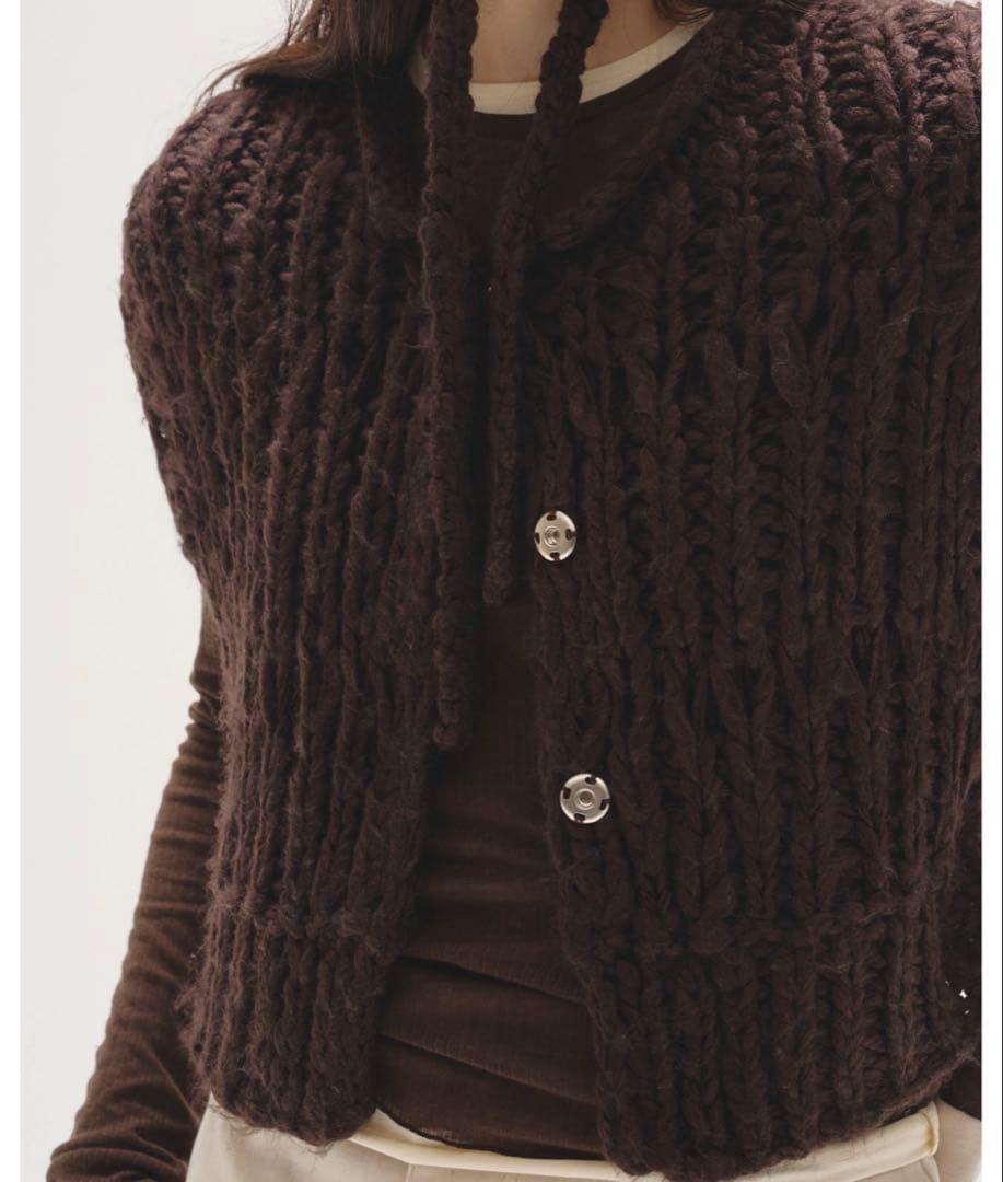 Mix Handknit Vest Slub Knit Pulloverまとめ