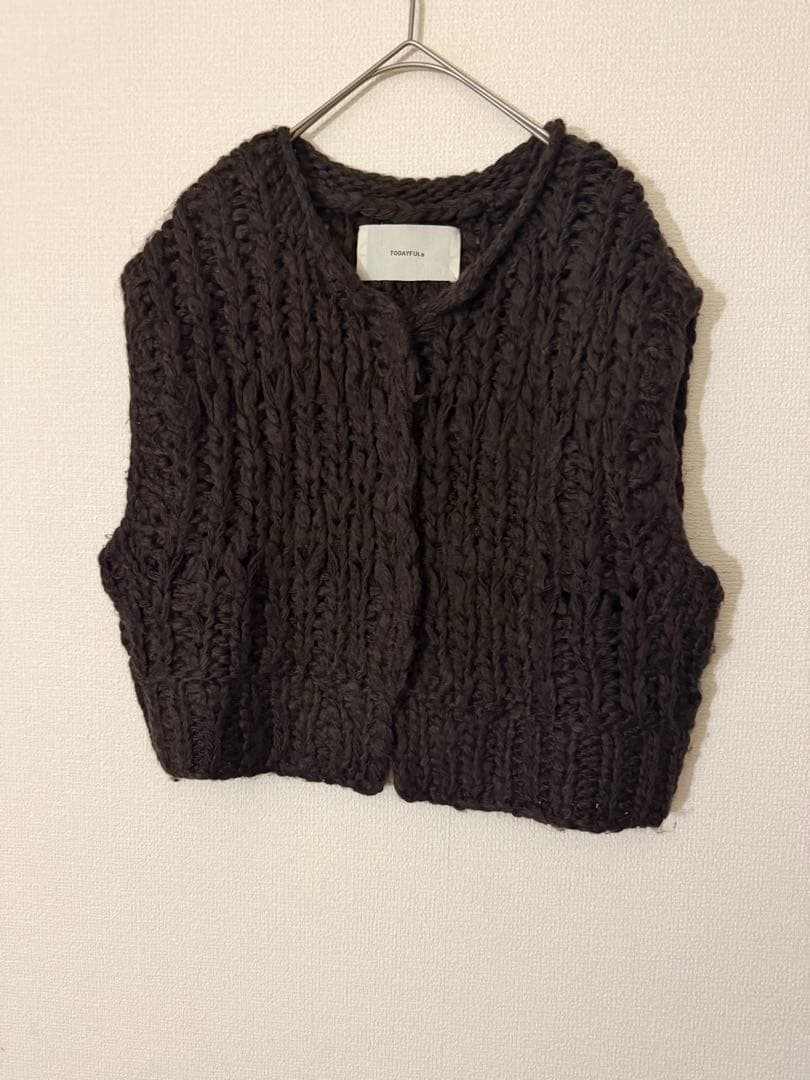 Mix Handknit Vest Slub Knit Pulloverまとめ