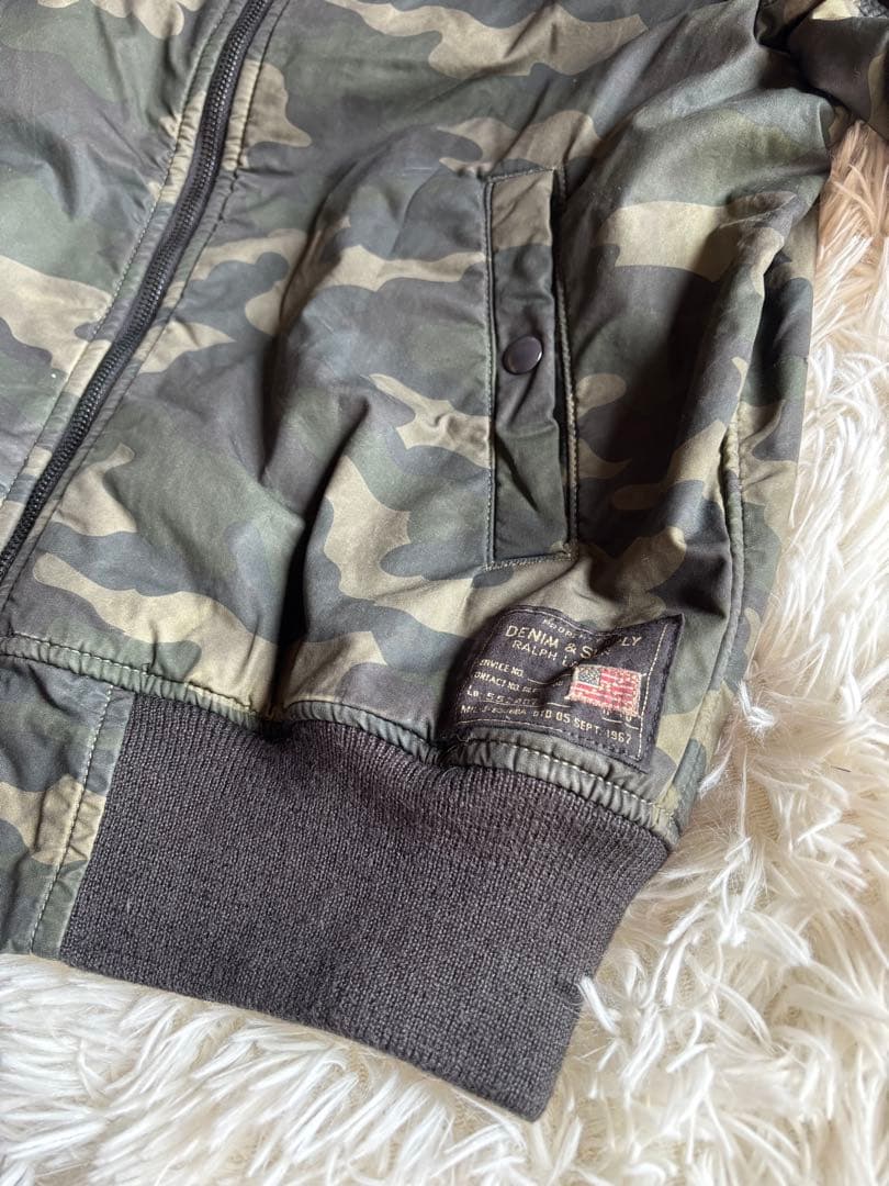デニム&サプライラルフローレン　ジャケットS新品ミリタリー柄　カモフラ柄　迷彩柄