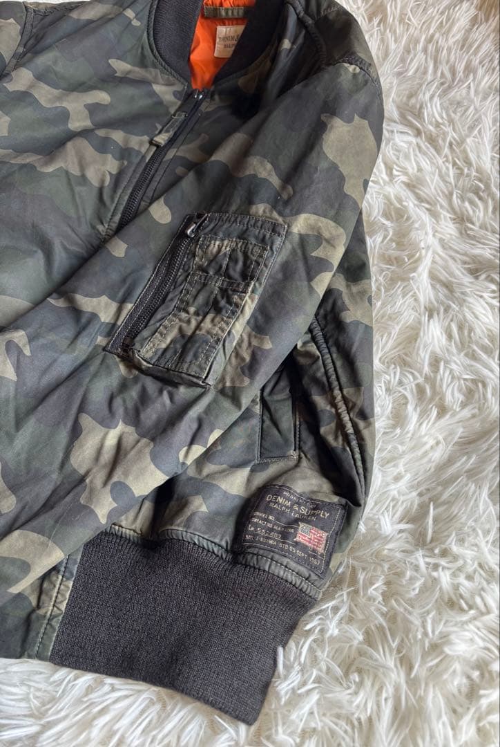 デニム&サプライラルフローレン　ジャケットS新品ミリタリー柄　カモフラ柄　迷彩柄