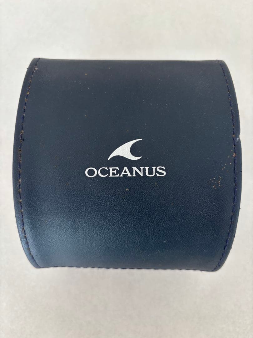 カシオ OCEANUS OCW‑S1200 マンタ 白蝶貝 チタン 電波ソーラー