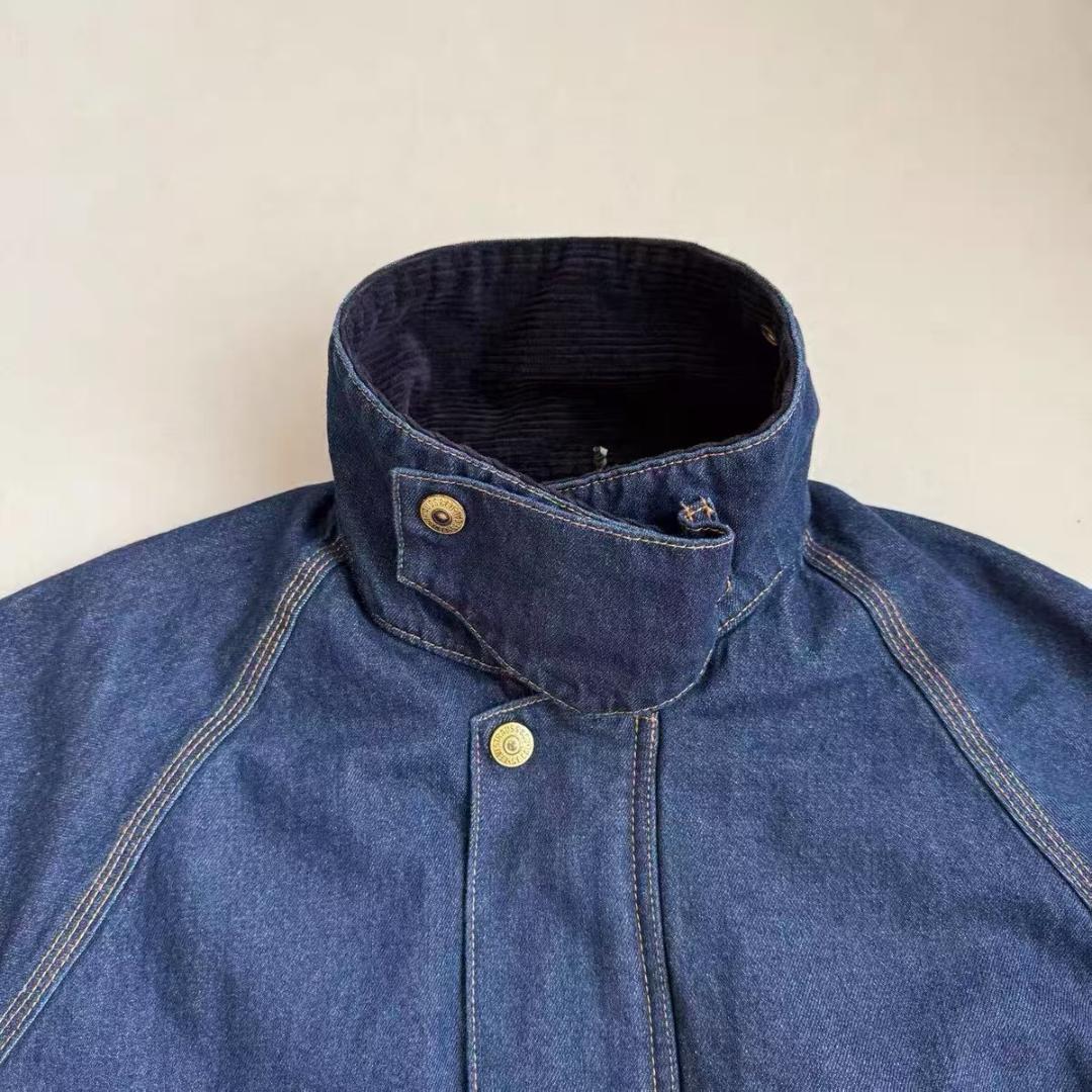 Barbour × Levi's ネイビー デニム カバーオール Sサイズ