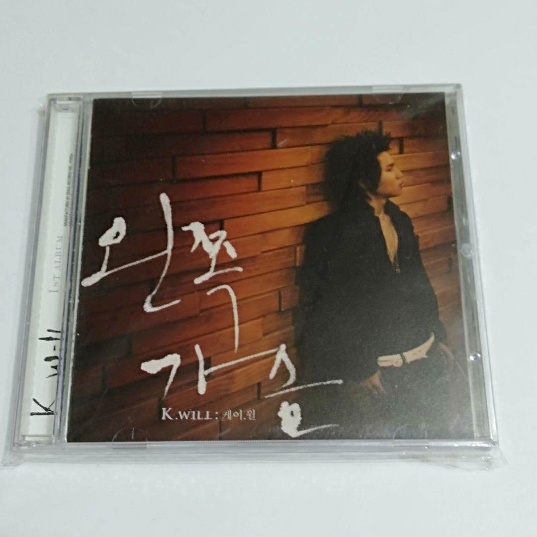 韓国CD ★ K.Will 1集 『左胸』ドリル穴盤 ★ KPOP 非売品