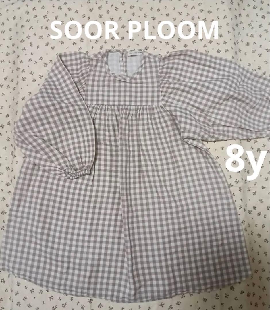 SOOR PLOOMチェック柄ワンピースPedra 8y