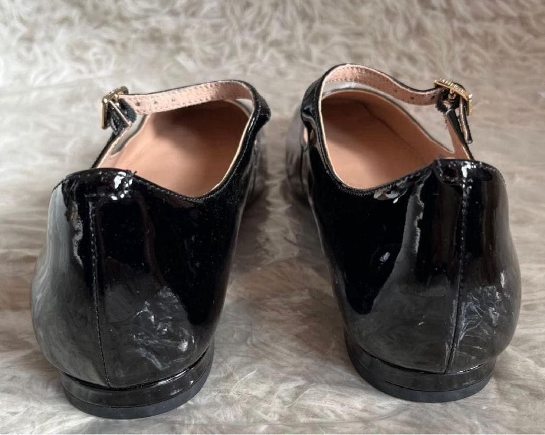 美品コールハーン COLE HAANブリッジ メリージェーン バレエ パテント