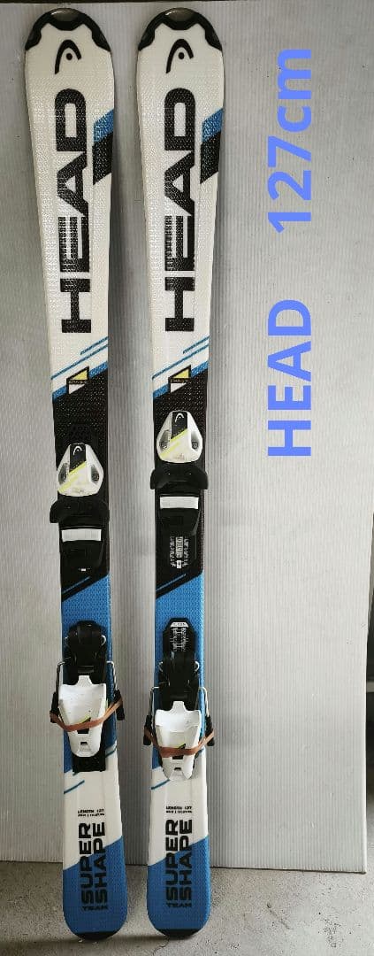 HEAD SUPER SHAPE スキー板　127cm　子ども　ジュニア