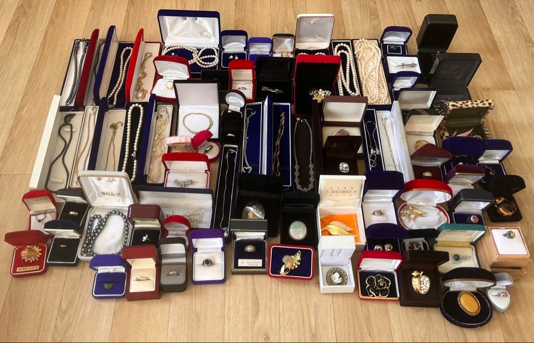 0118-2 遺品整理 ネックレス 指輪 ブローチ アクセサリー まとめ売り