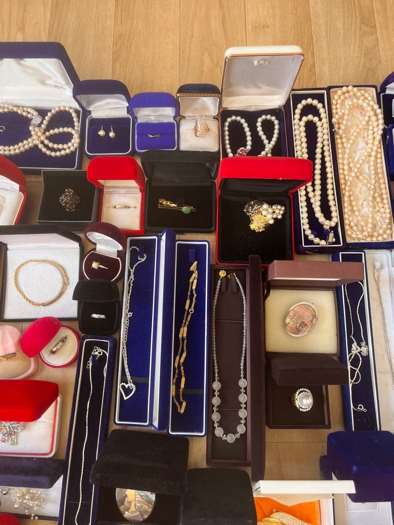 0118-2 遺品整理 ネックレス 指輪 ブローチ アクセサリー まとめ売り