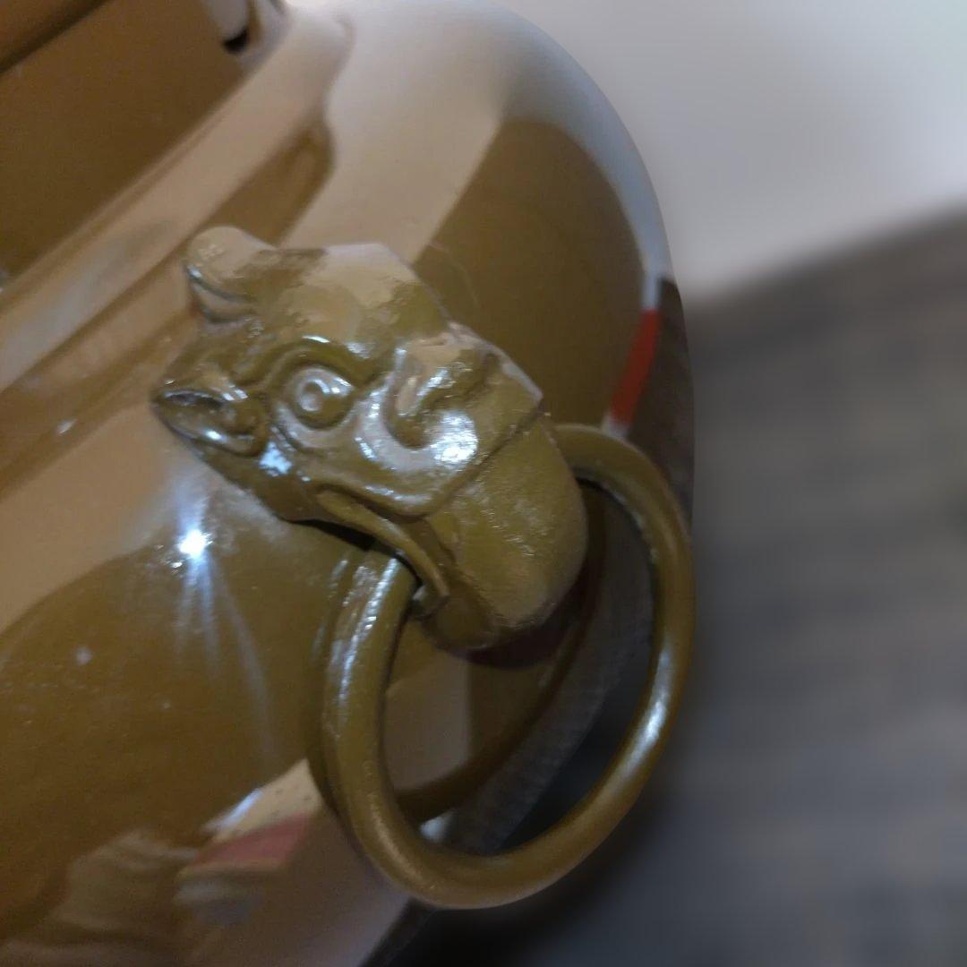 さ*！様 【風炉型電熱器】✭鬼面風炉✭野々田商店✭未使用✭敷板なし