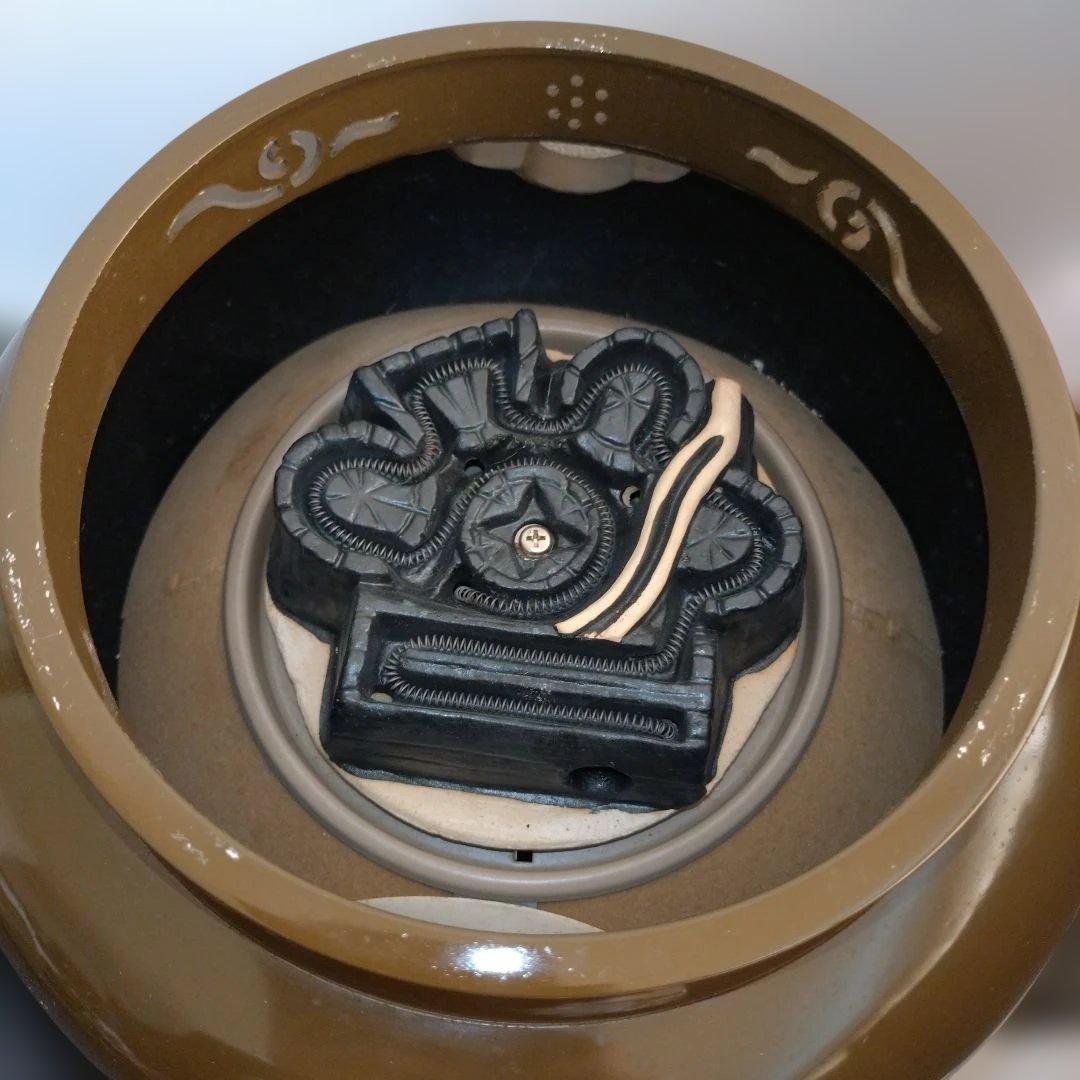 さ*！様 【風炉型電熱器】✭鬼面風炉✭野々田商店✭未使用✭敷板なし