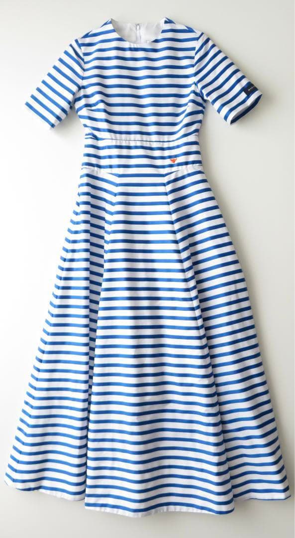 【定価¥108,900】フィット＆フレアワンピース/MADISON BLUE