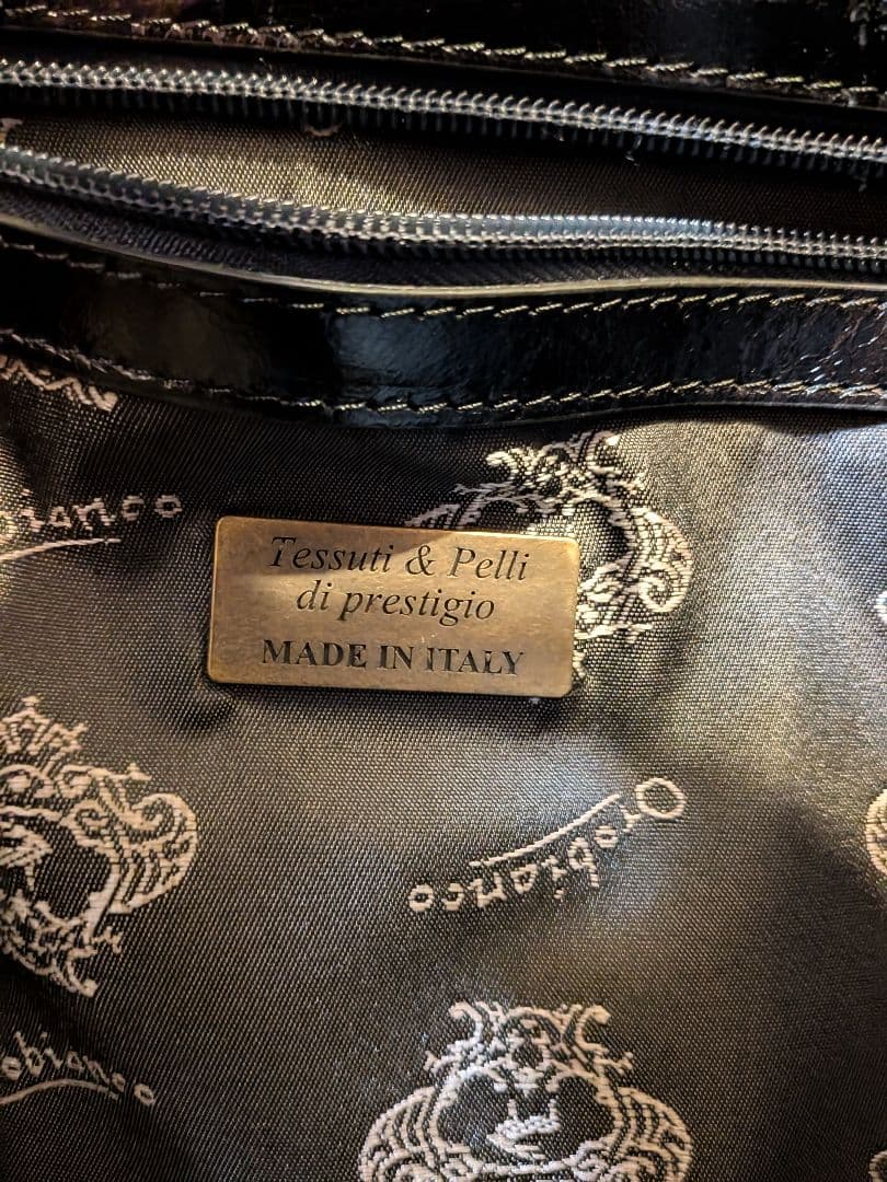 Orobianco　オロビアンコ　2way　バッグ　ブラック