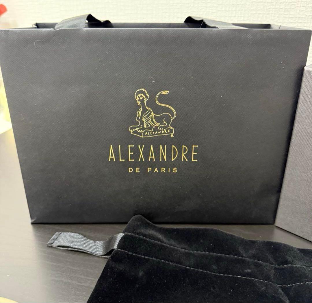 ALEXANDRE DE PARIS ヘアバンド ベージュ