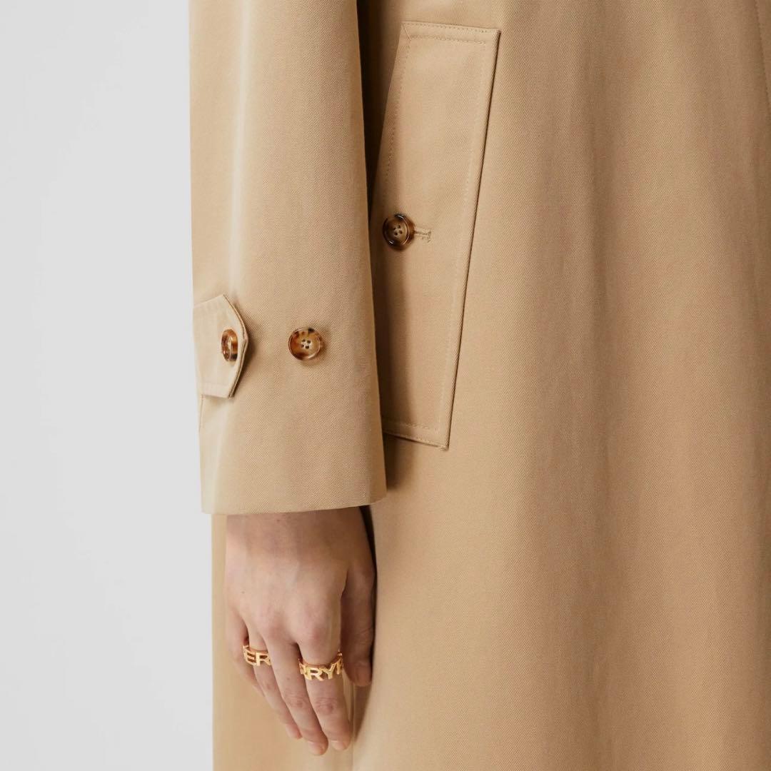 バーバリー　ギャザードパネル トロピカルギャバジン オーバーサイズ カーコート