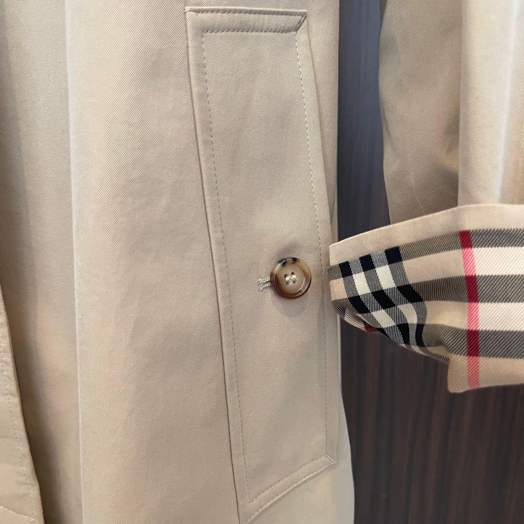 バーバリー　ギャザードパネル トロピカルギャバジン オーバーサイズ カーコート