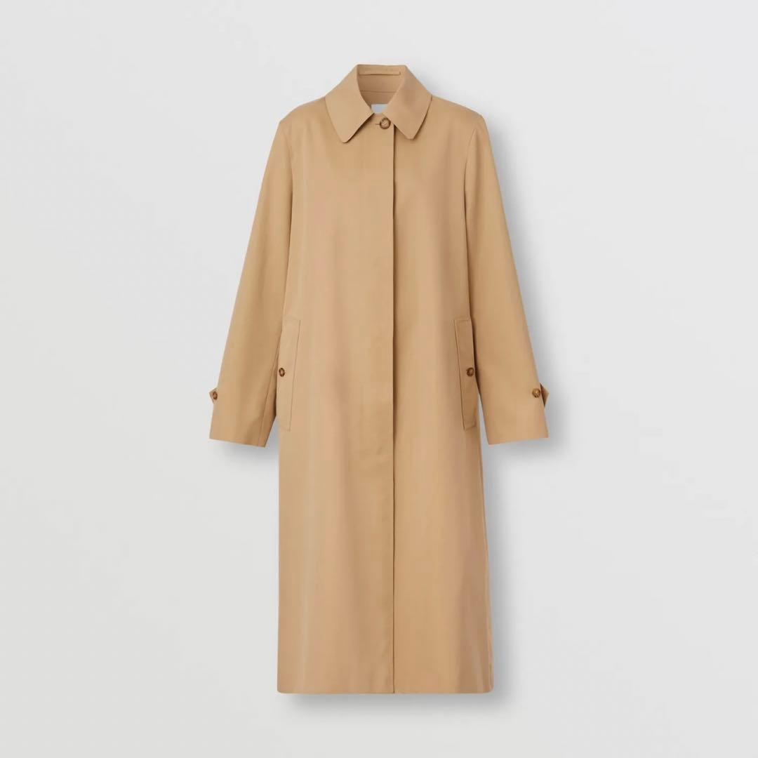 バーバリー　ギャザードパネル トロピカルギャバジン オーバーサイズ カーコート