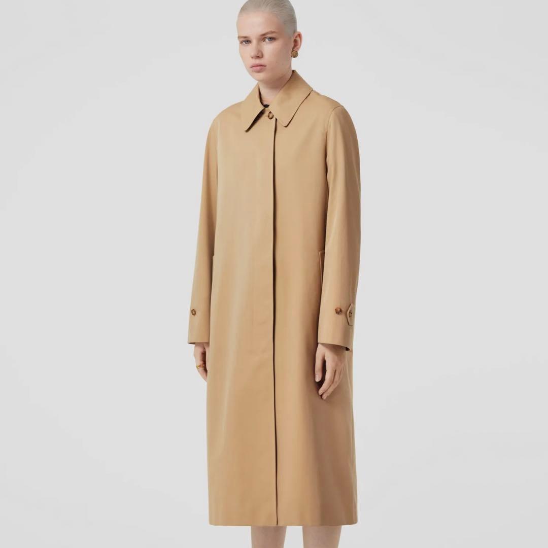 バーバリー　ギャザードパネル トロピカルギャバジン オーバーサイズ カーコート