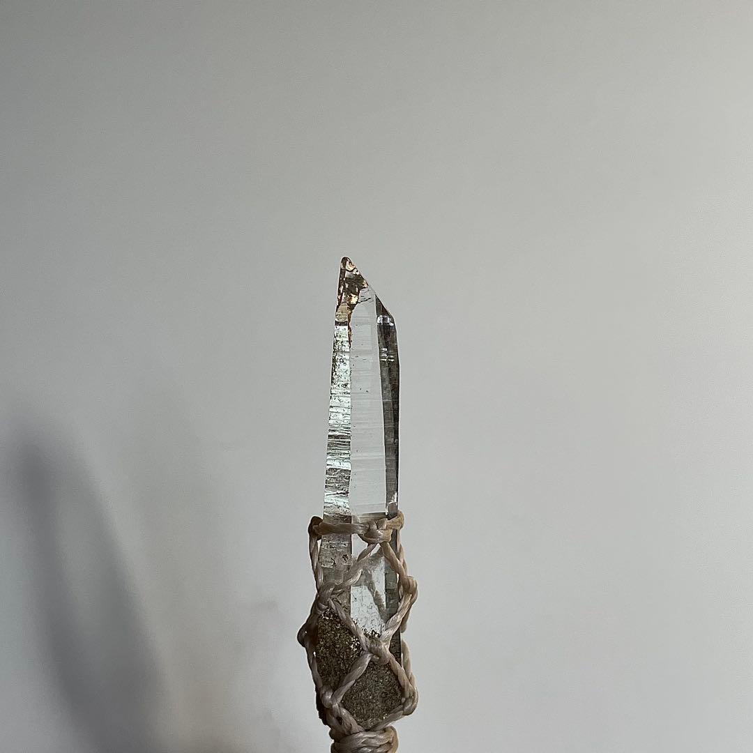 ヒマラヤ水晶 ガネッシュヒマール ＊ マクラメペンダント ネックレス 52