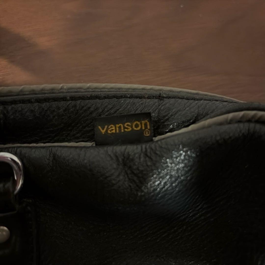 VANSON バンソン レザーバック