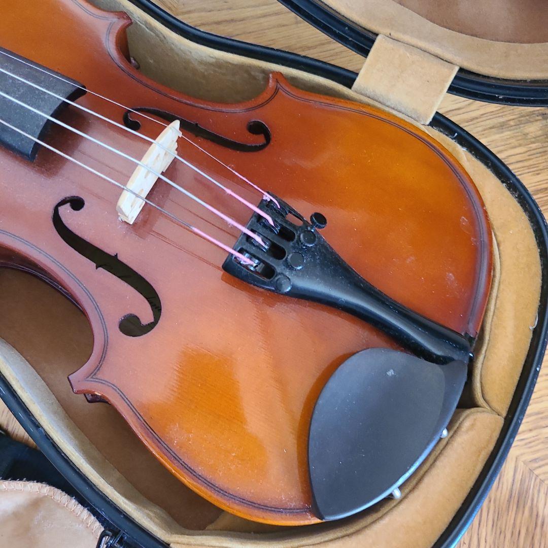 1/2 バイオリンケース シルバー ハードケース