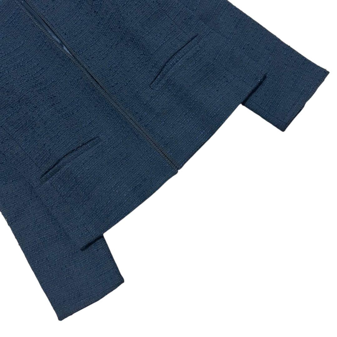 極美品✨デミルクスビームス ツイード ノーカラー ジャケット 40 L