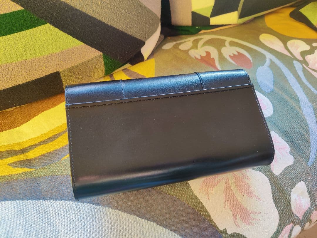 PERRIN PARIS ペランパリ 黒 レザー クラッチバッグ