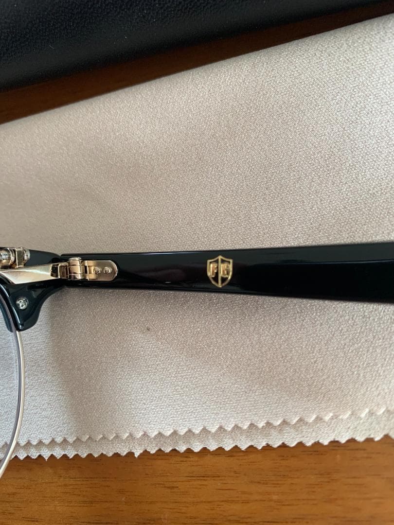 【新品】FOREMOST サングラス フリップアップ ブラックxゴールド 鯖江