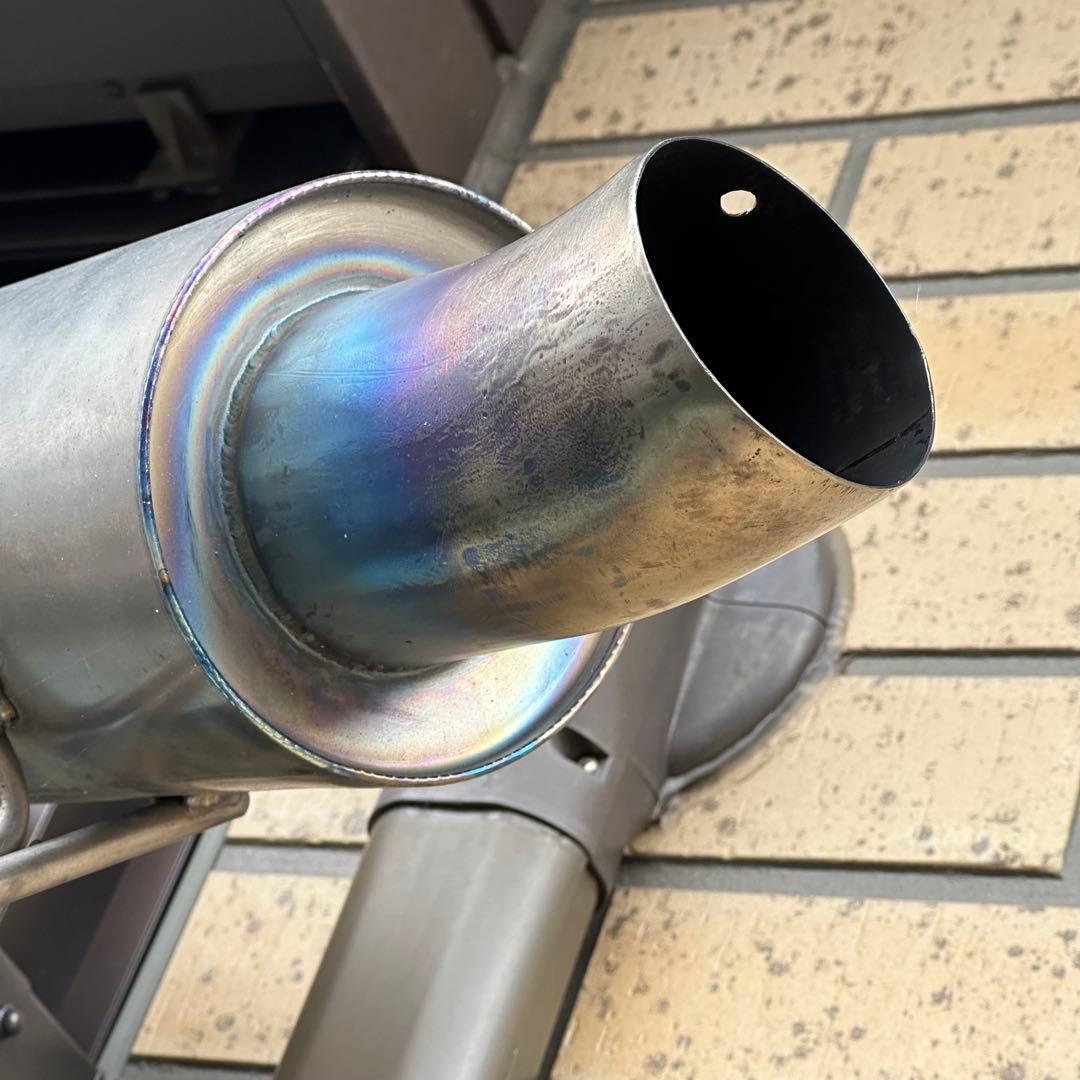 手渡し限定 s2000 ジェイズ 70RS フルチタンマフラー 触媒レス 難あり