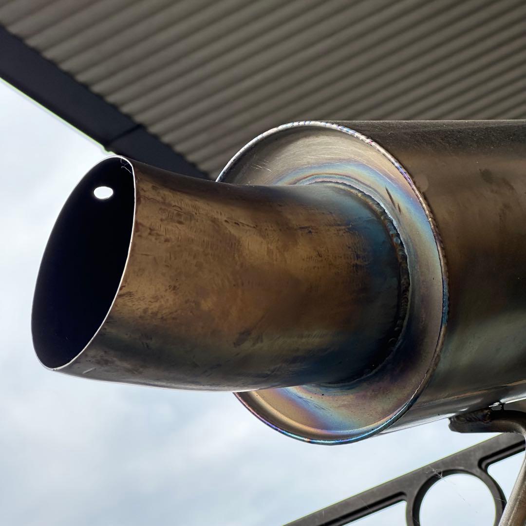 手渡し限定 s2000 ジェイズ 70RS フルチタンマフラー 触媒レス 難あり