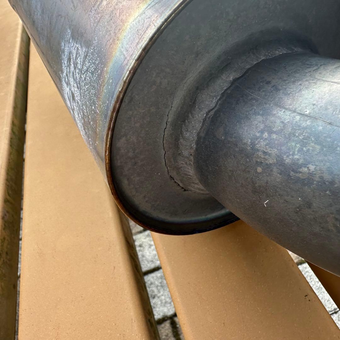 手渡し限定 s2000 ジェイズ 70RS フルチタンマフラー 触媒レス 難あり